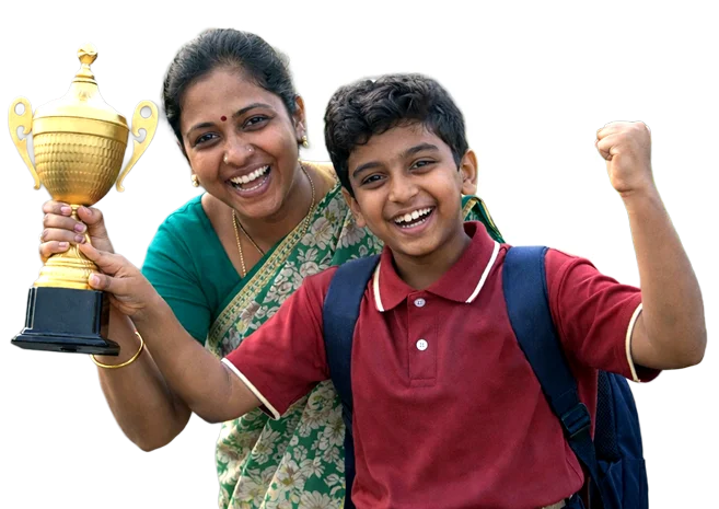 Proud student and parent